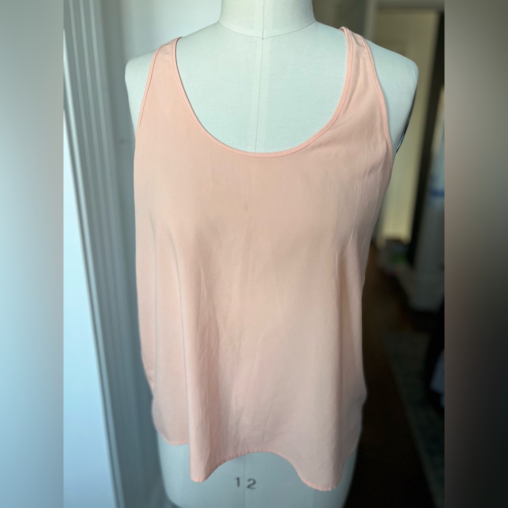 Flowy tank blouse peach